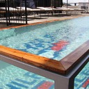 Collection of shipping container swimming pools