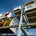 Genussregal Shipping Container Showroom in Austria