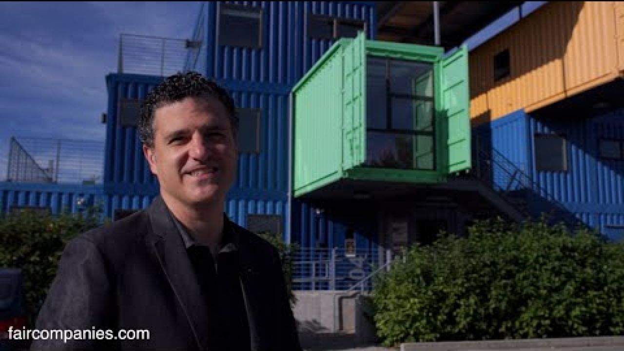 Beauty of the US' biggest shipping container office building