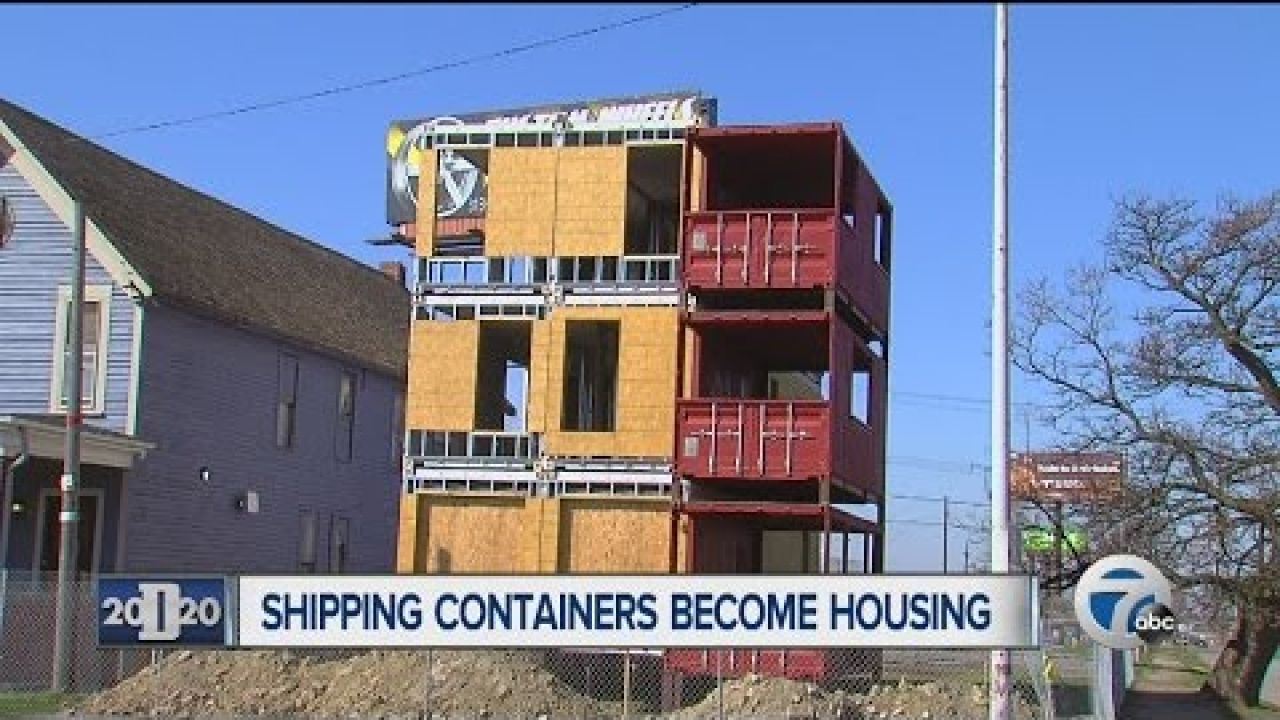 Shipping containers used for homes