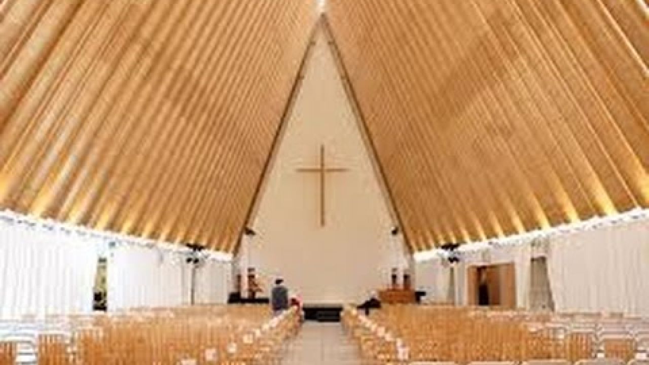 World's only Cardboard Cathedral, the Transitional Cathedral of Christchurch (New Zealand)