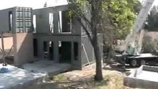 Shipping Container House - 2nd Floor Installation