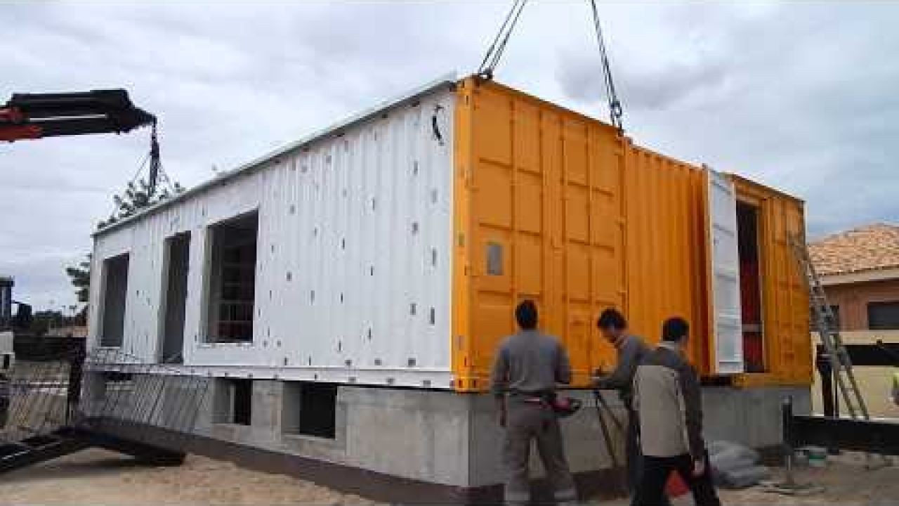 Shipping container home spain