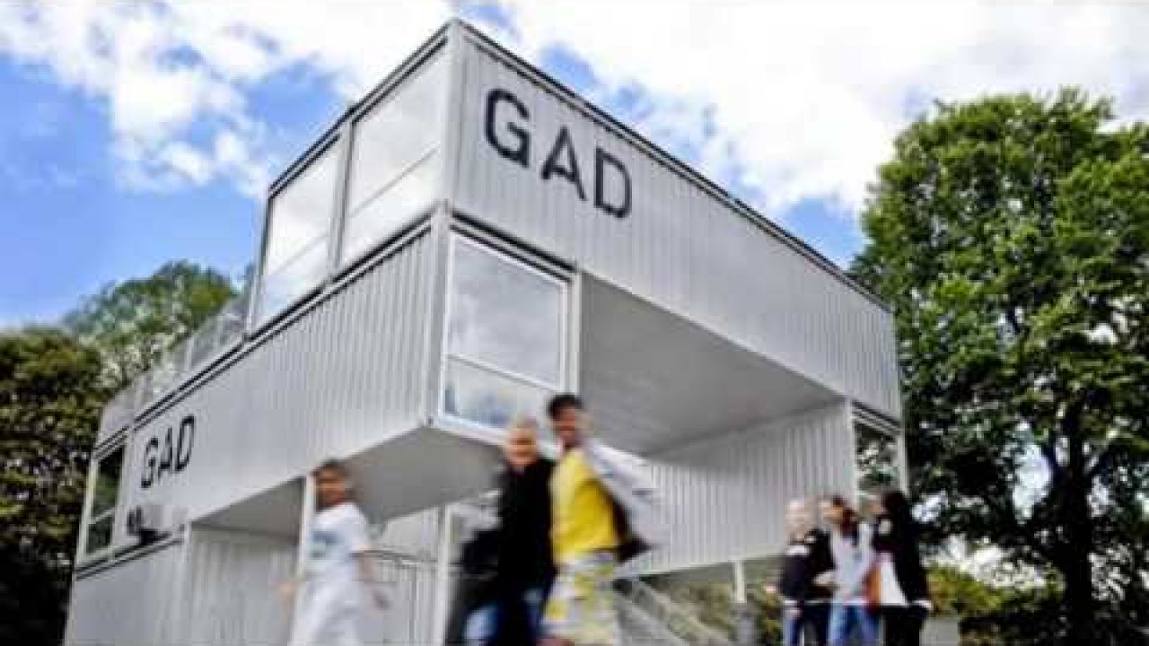 GAD is a Mobile Shipping Container Gallery For Traveling Art Exhibitions